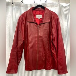 Wilsons Leather Vibrant Red Women's Jacket